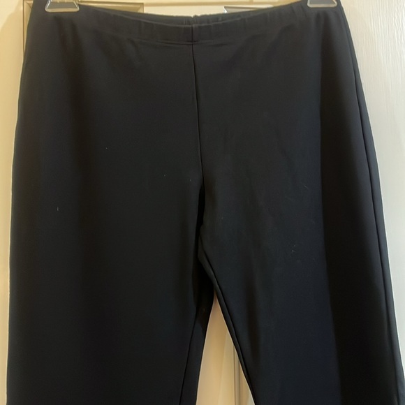 CLARA SUNWOO large Black Flair Knit blend pants. Never worn. Inseam 29 1/2. - Picture 4 of 8